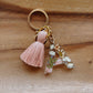 Wildflower Letter Keychain