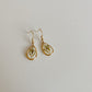 Wildflower Gold Dangle Earrings Large Pendant