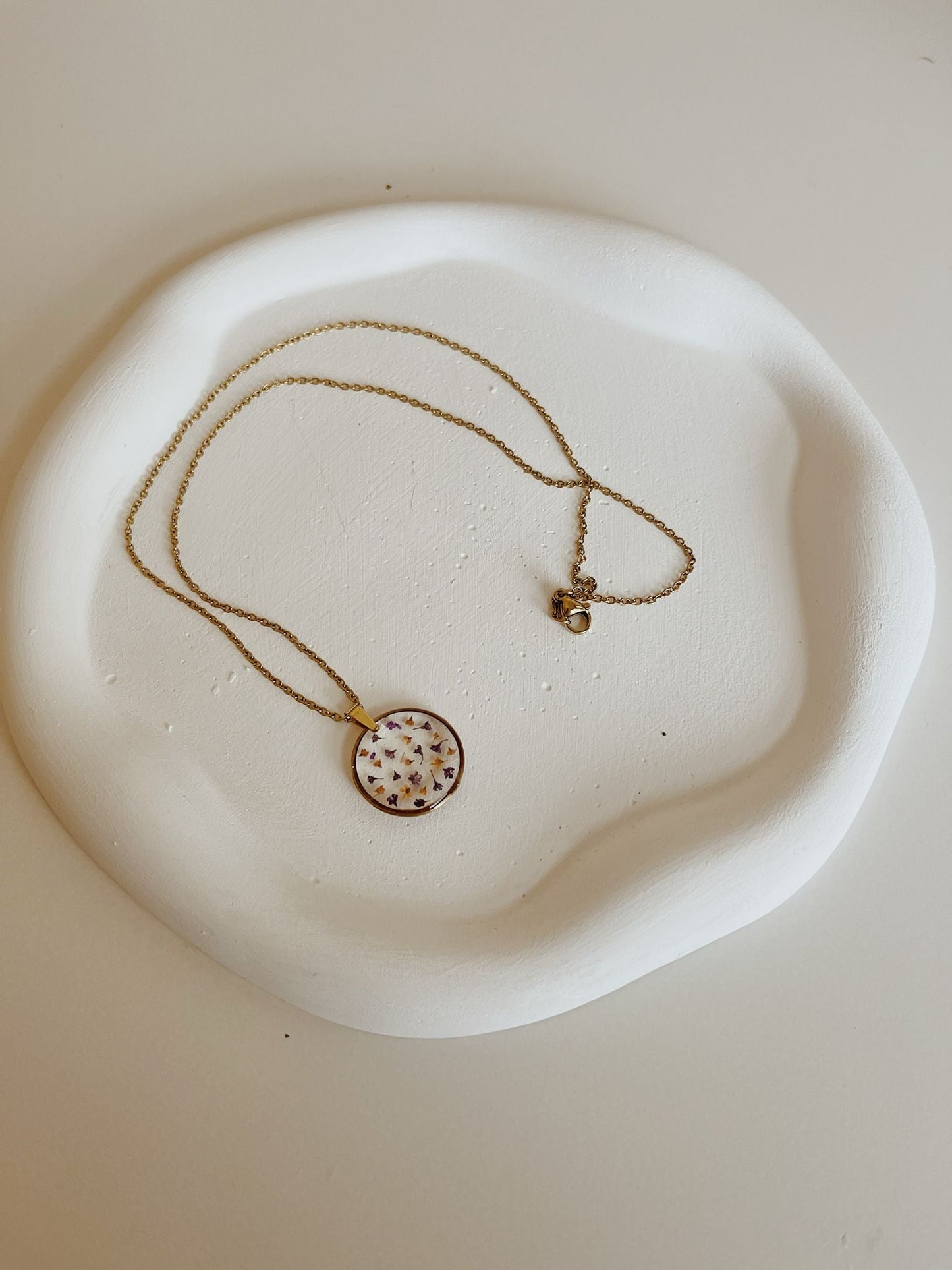 Wildflower Gold Pendant Necklace
