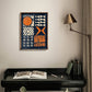 Orange Tribal Wall Art