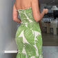 Sarni Monstera Dress - The Leafy Branch