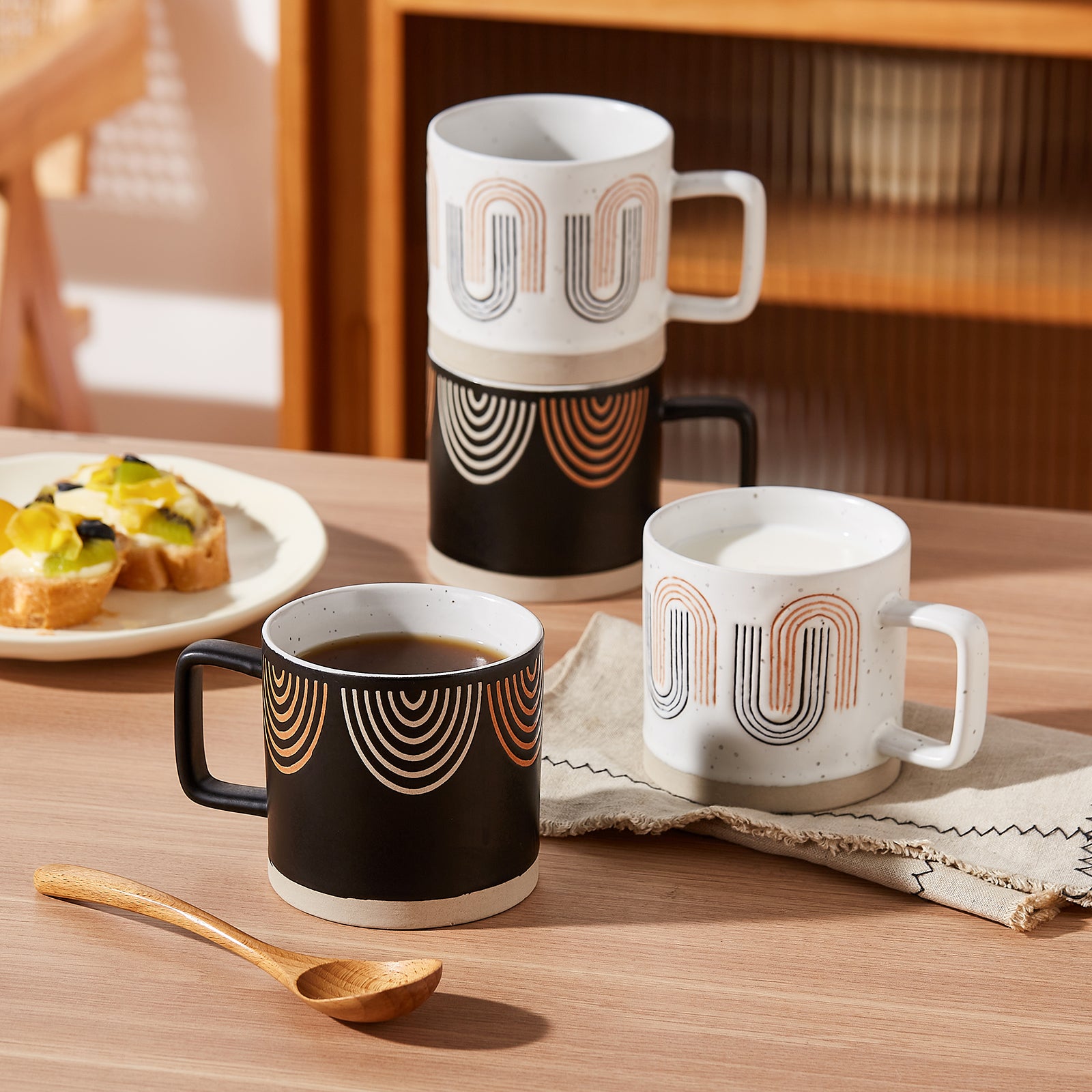 Lorna Ceramic Mug Sets - The Leafy Branch