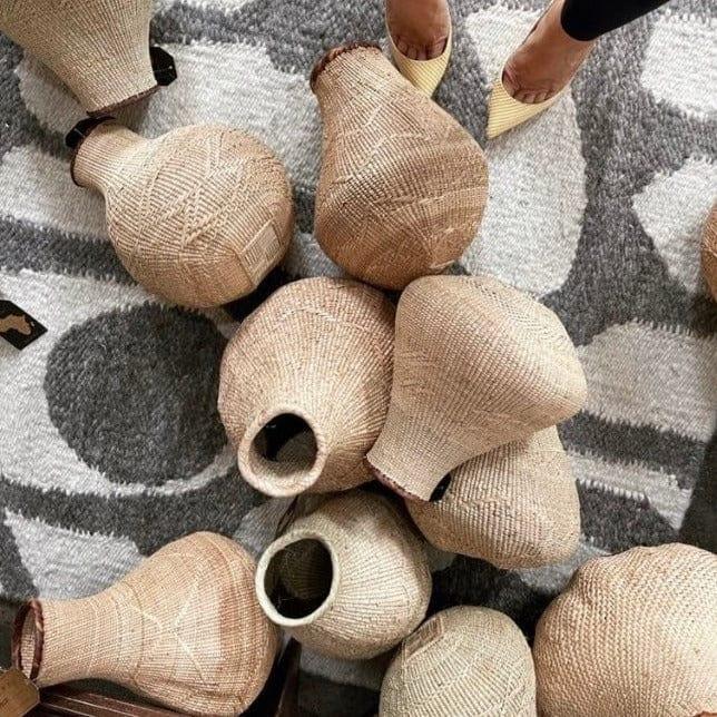 Binga Nongo Natural Woven Gourd Basket - The Leafy Branch