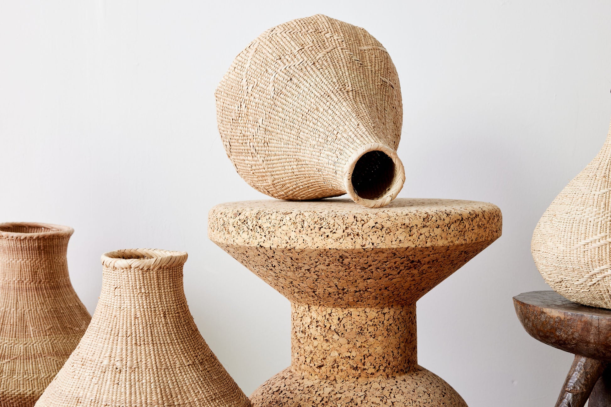 Binga Nongo Natural Woven Gourd Basket - The Leafy Branch