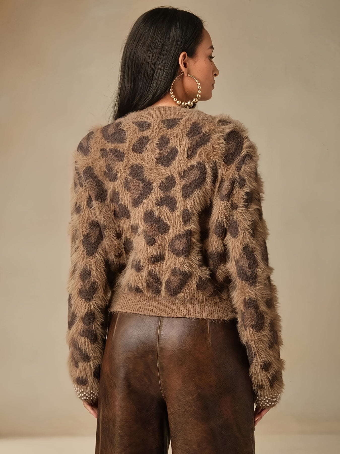 Sienna Leopard Knit Sweater