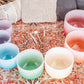 7 Chakra Color Quartz Crystal Singing Bowl Set (8"-14")