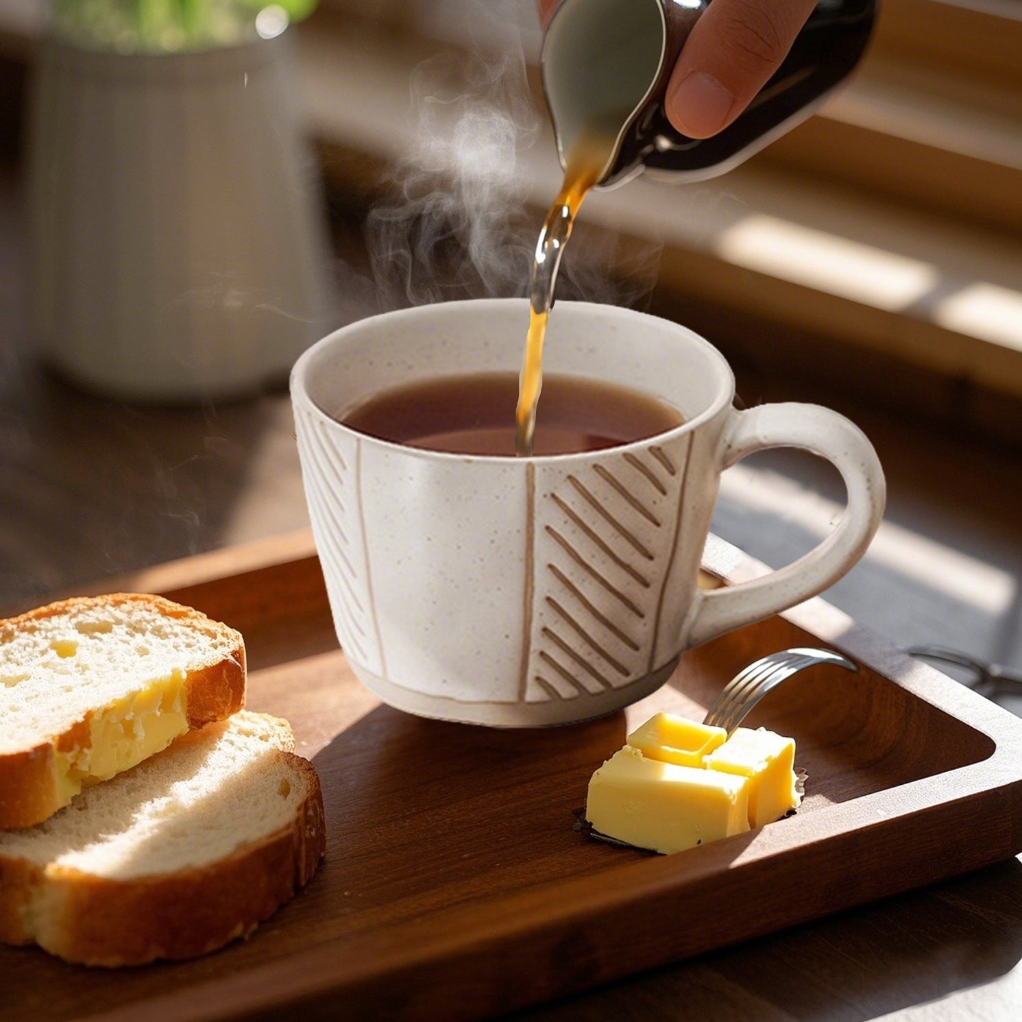 Mayra Ceramic Mug Set - The Leafy Branch
