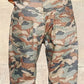 Chloe Camo Washed Denim Cargo Pants