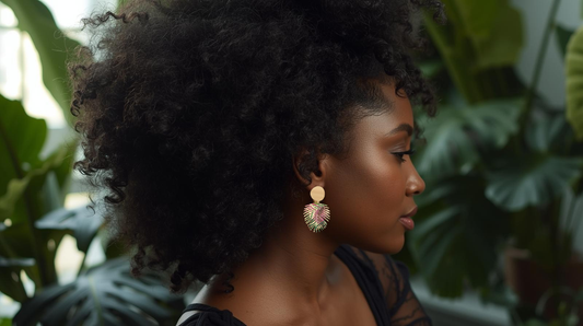 Tropical Leaf Vibes Earrings