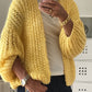 Lola Knit Lantern Sleeve Cardigan