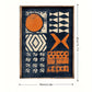 Orange Tribal Wall Art