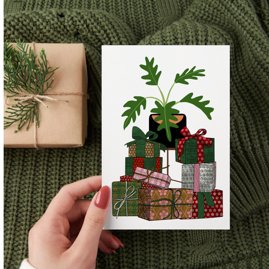 Plants & Presents Holiday Greeting Card