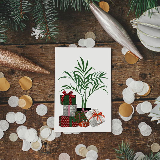 Presents & Plants Holiday Greeting Card