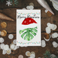 Merry Monstera Holiday Greeting Card