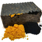 Activated Charcoal & Turmeric African Black Soap - The Leafy Branch