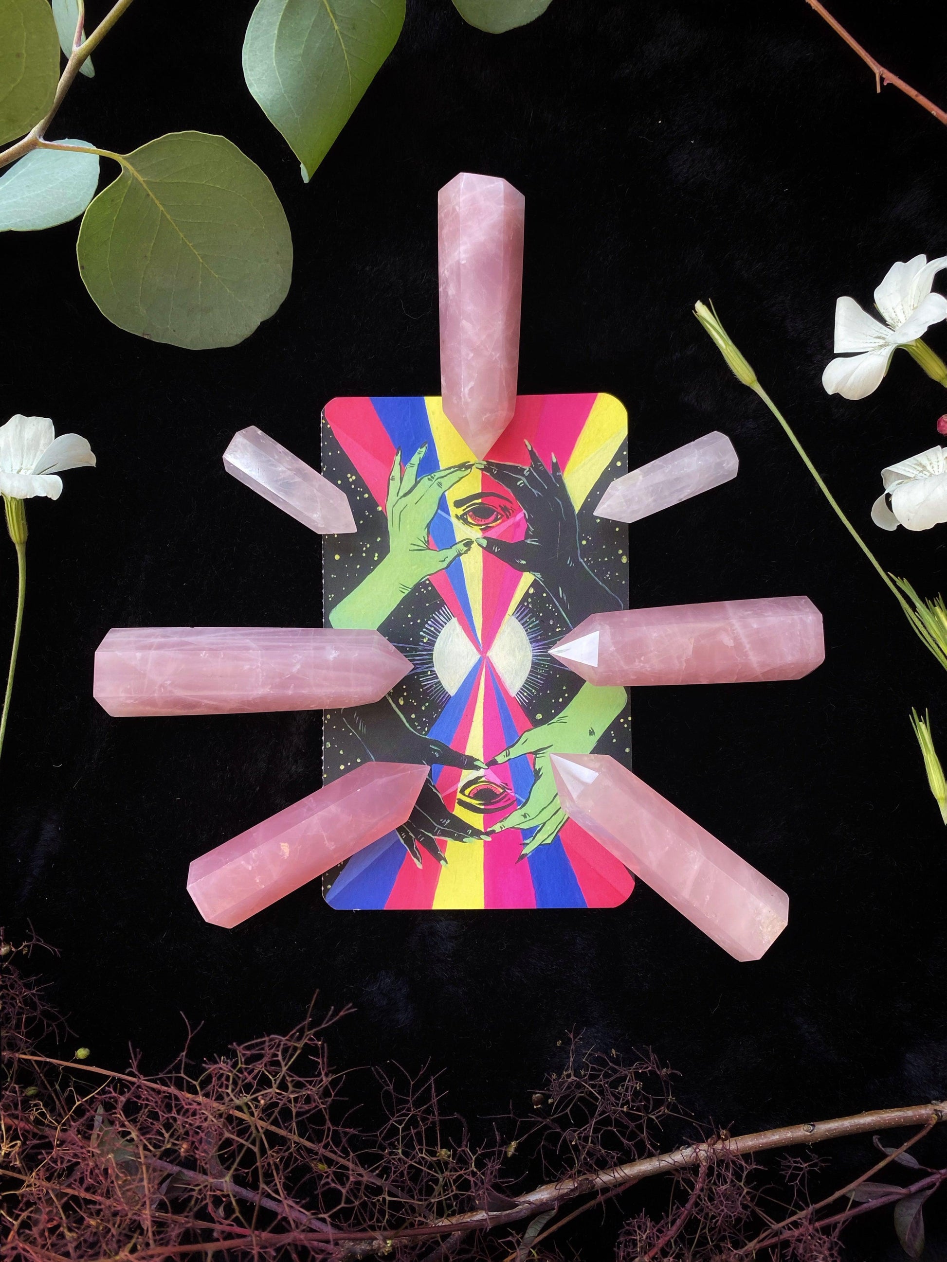 Rose Quartz Towers - The Leafy Branch