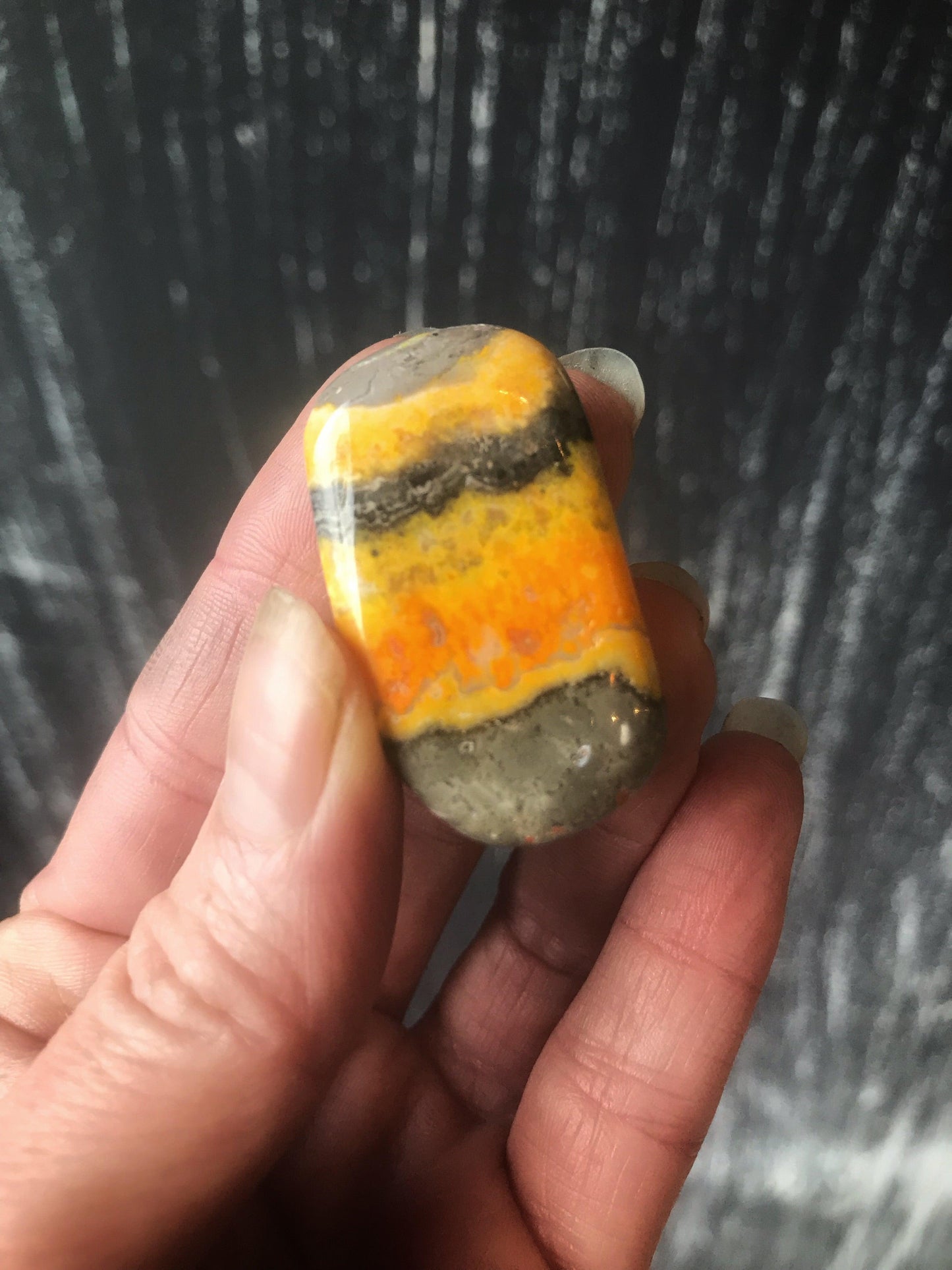 Tumbled Bumblebee Jasper - The Leafy Branch