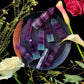 Rainbow Fluorite Wands - Towers - The Leafy Branch