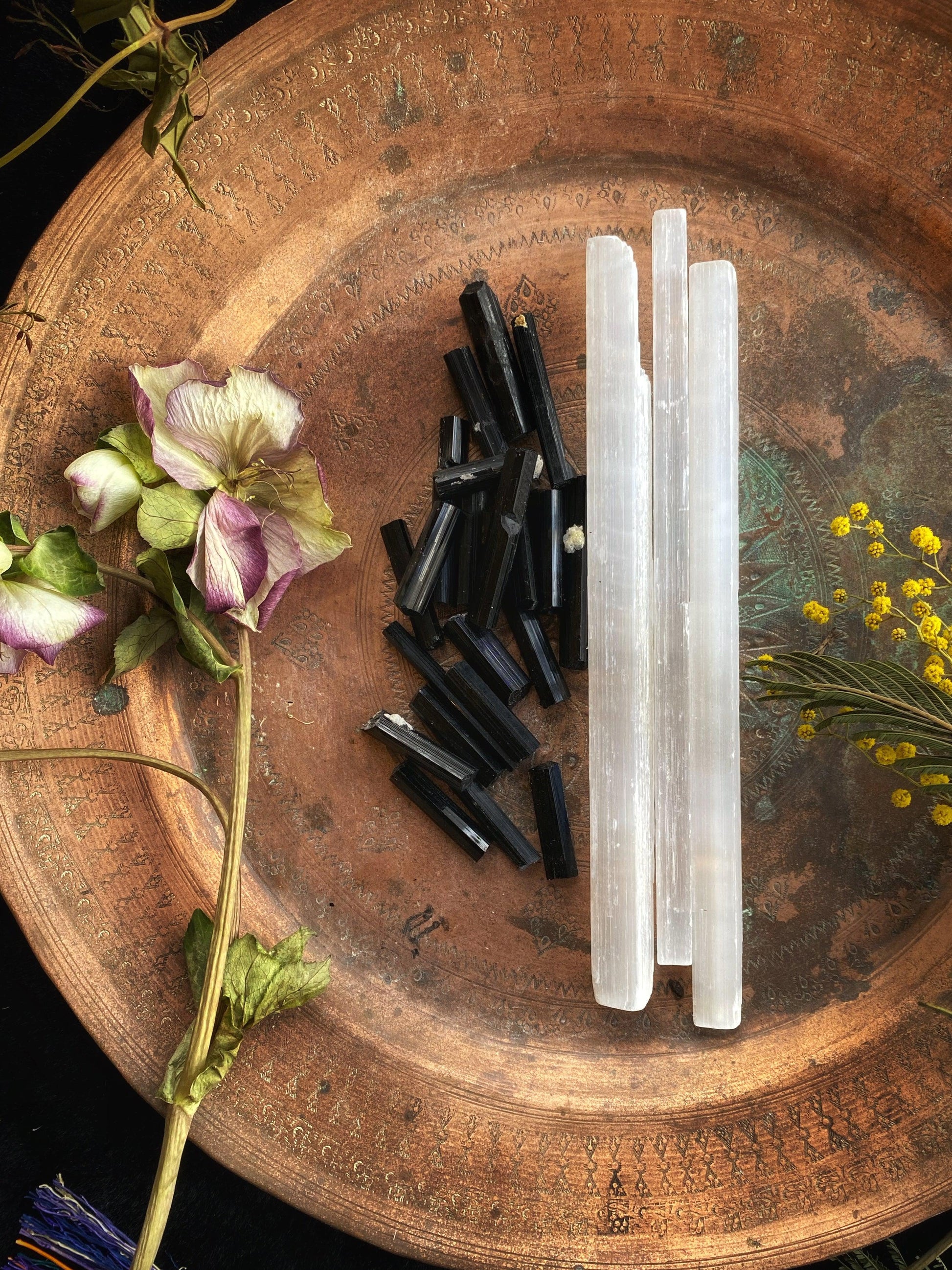 Black Tourmaline - The Leafy Branch