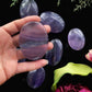 Purple Fluorite Palm Stone - The Leafy Branch