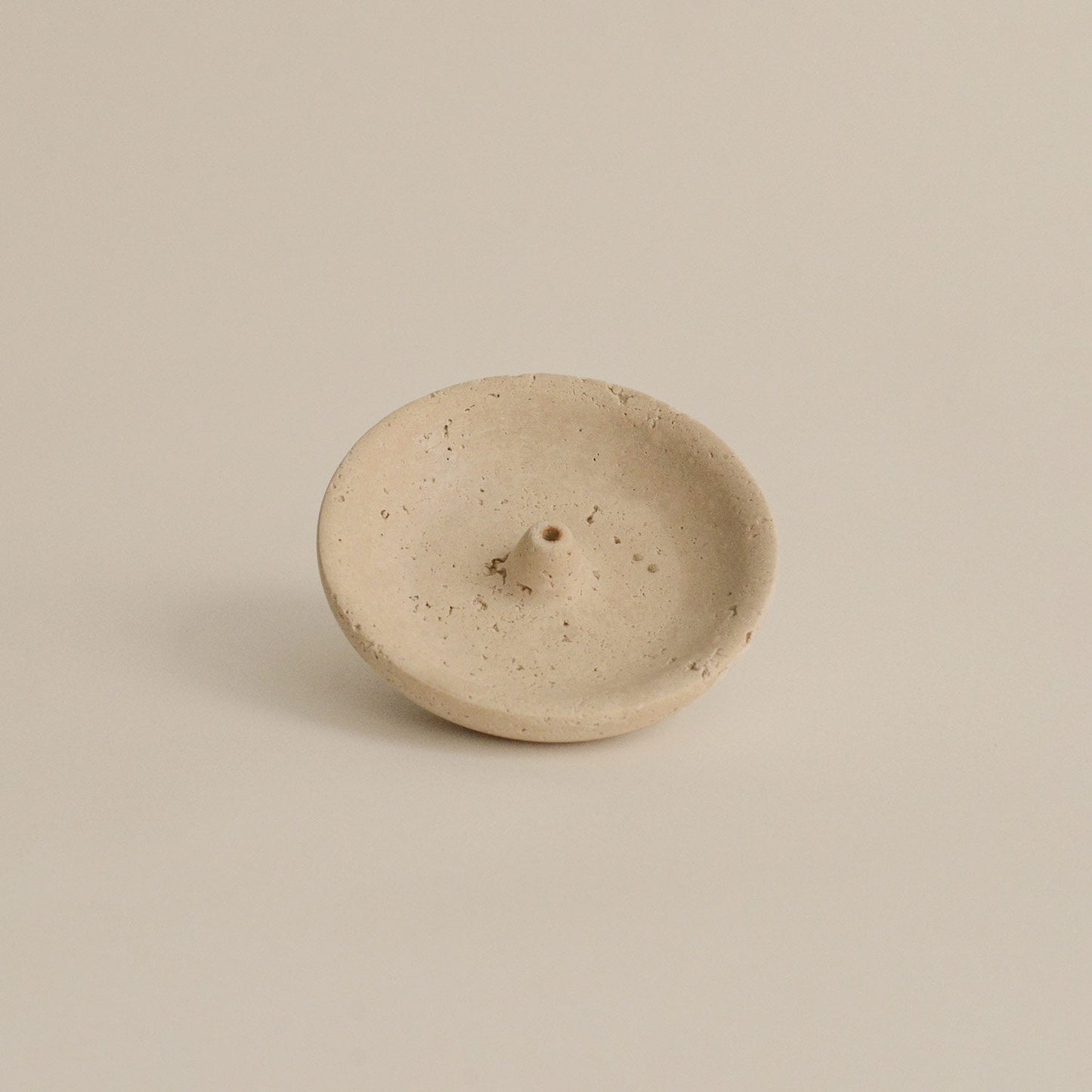 Travertine Incense Holder Plate