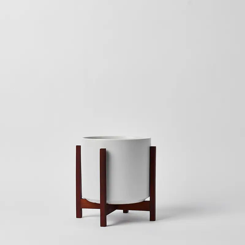 Solid Goods Ceramic Cylinder– With or Without Mahogany Stand