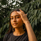 Horn Hoop Earring - The Leafy Branch