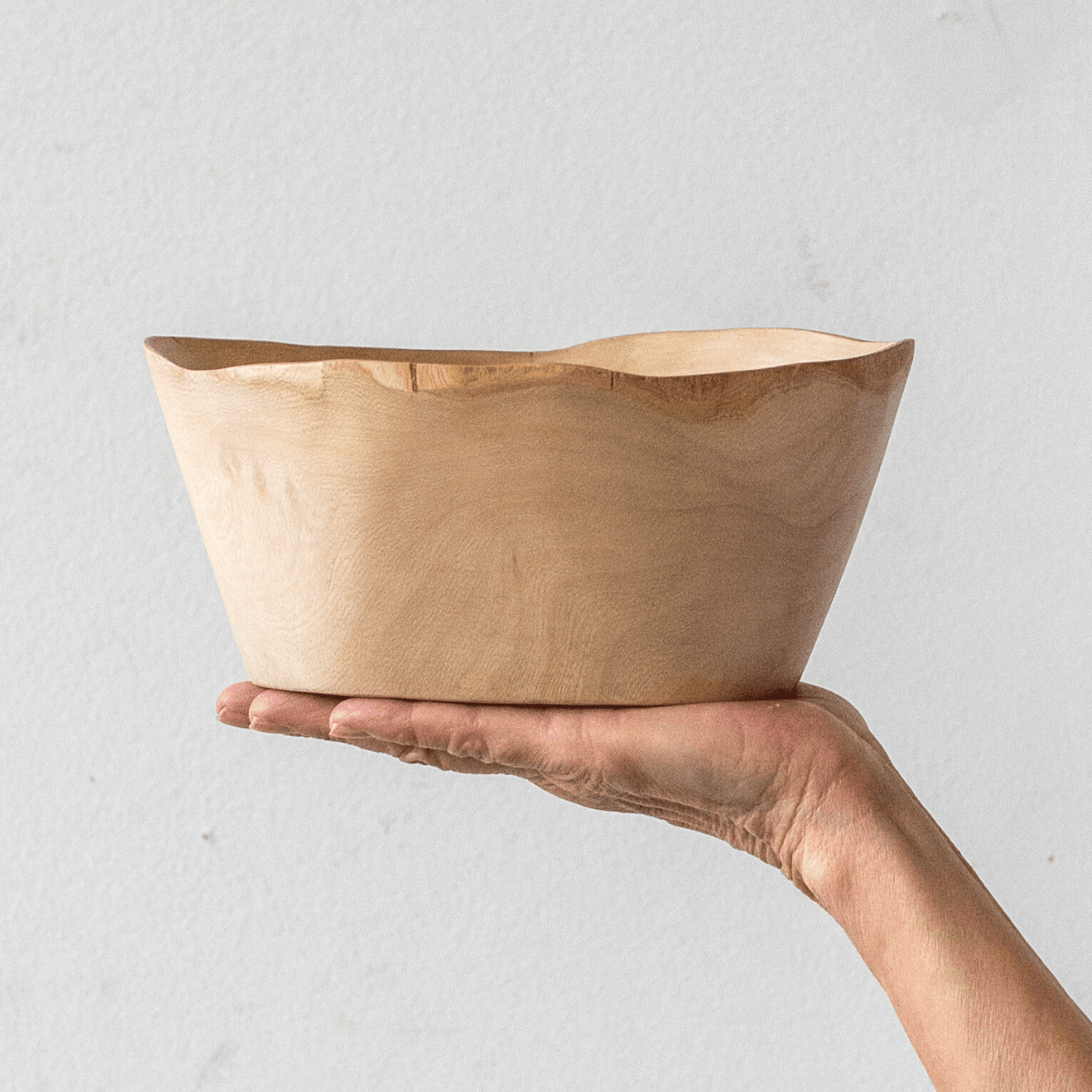 Jacaranda Hand-carved Wood Trinket Bowl - The Leafy Branch