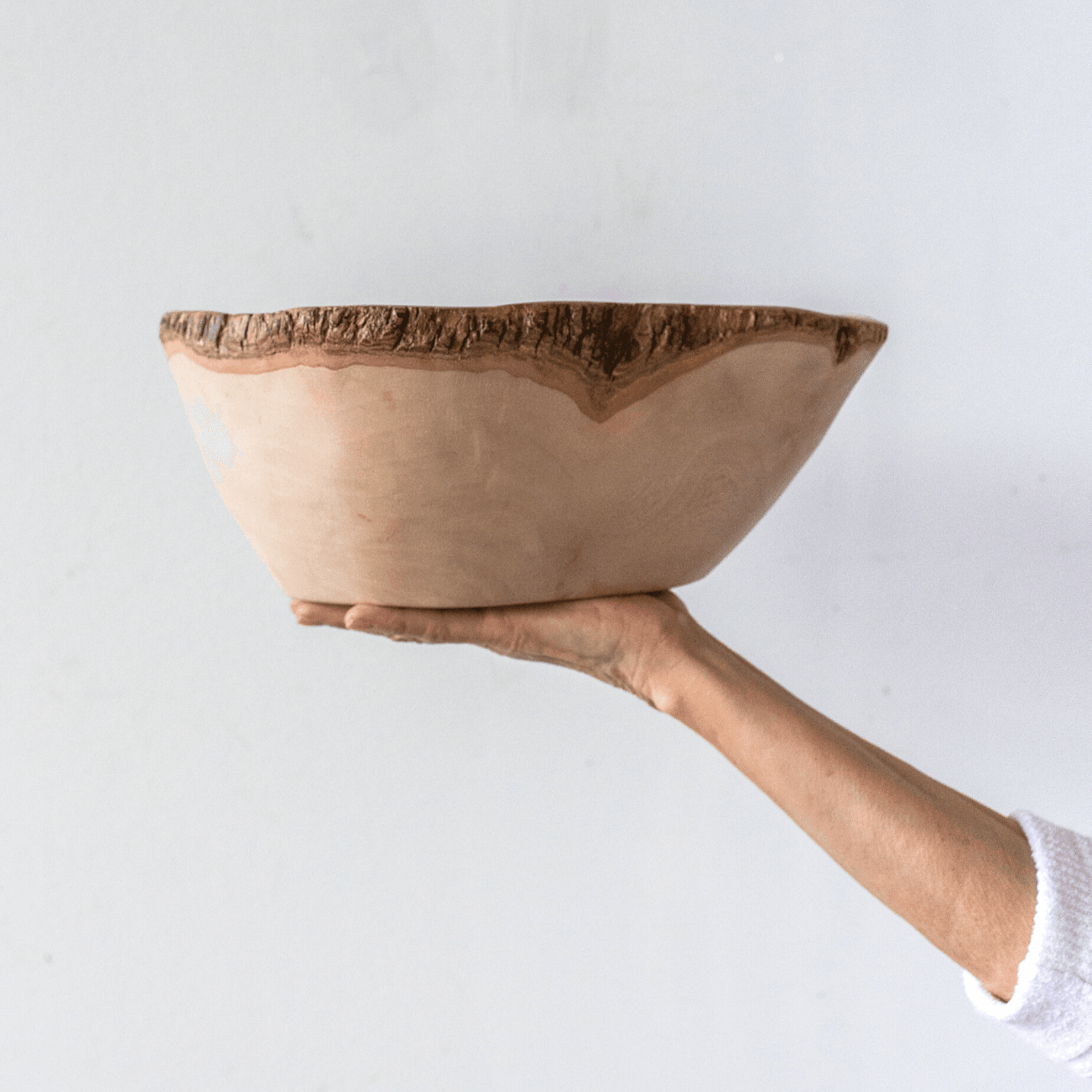Jacaranda Hand-carved Wood Trinket Bowl - The Leafy Branch