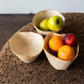 Jacaranda Hand-carved Wood Trinket Bowl - The Leafy Branch