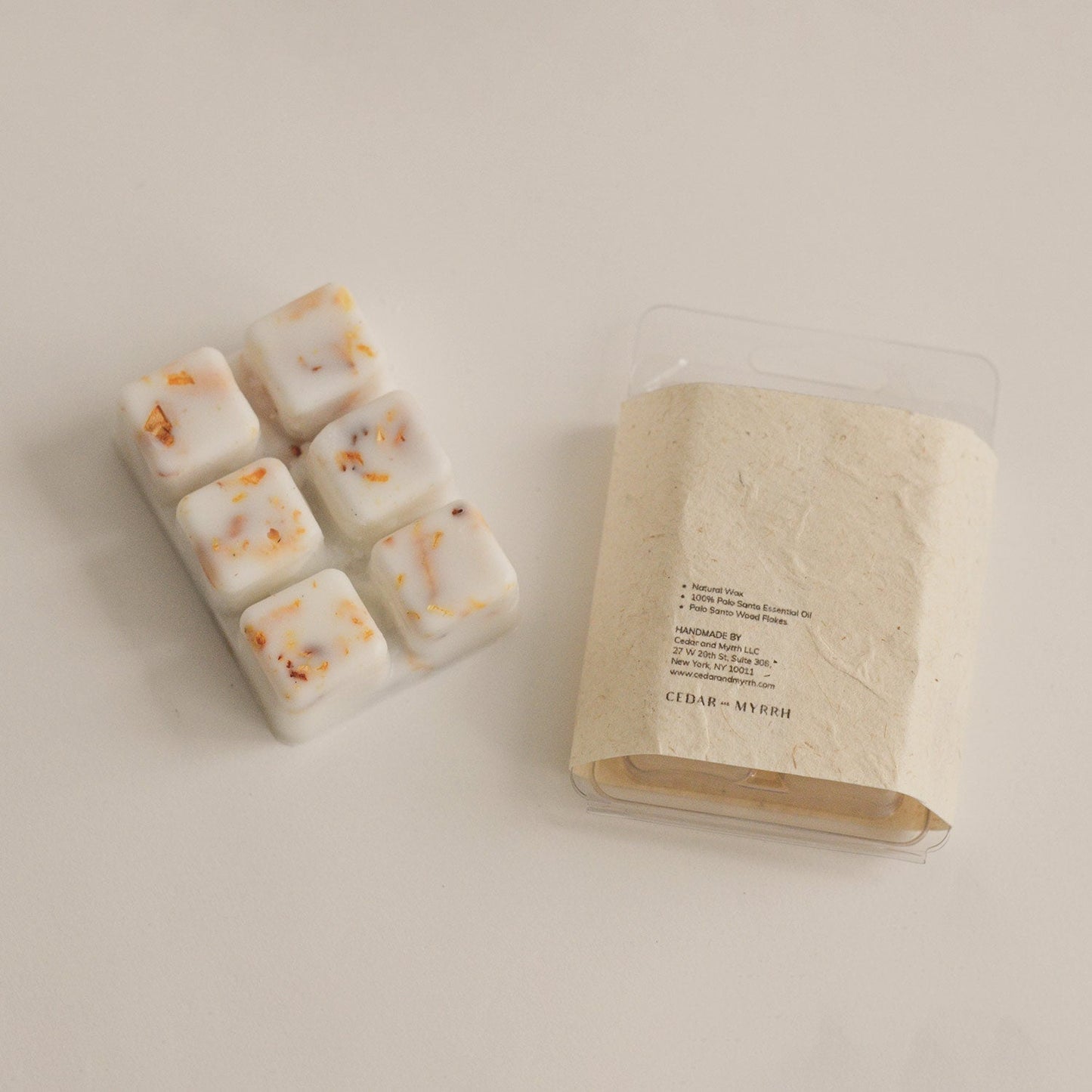 Natural Palo Santo Scented Wax Melts | 6 Cubes