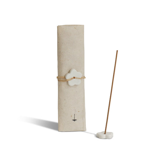 Palo Santo Incense Stick Set  – 30 Sticks with Ceramic Holder
