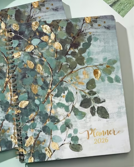 2026 Planner- Golden Leaves