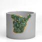 GREEN APATITE PLANTER- 6in
