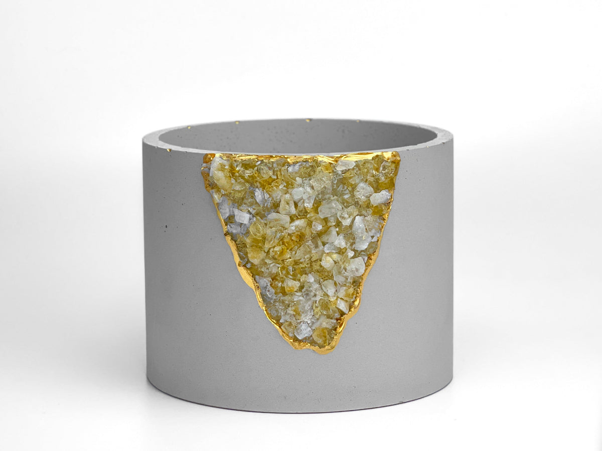 CITRINE PLANTER- 6in
