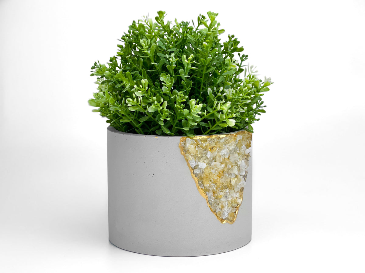 CITRINE PLANTER- 6in