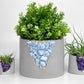 BLUE CALCITE PLANTER- 6in