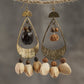 "Tribal Echo" Seed Bronze Earrings