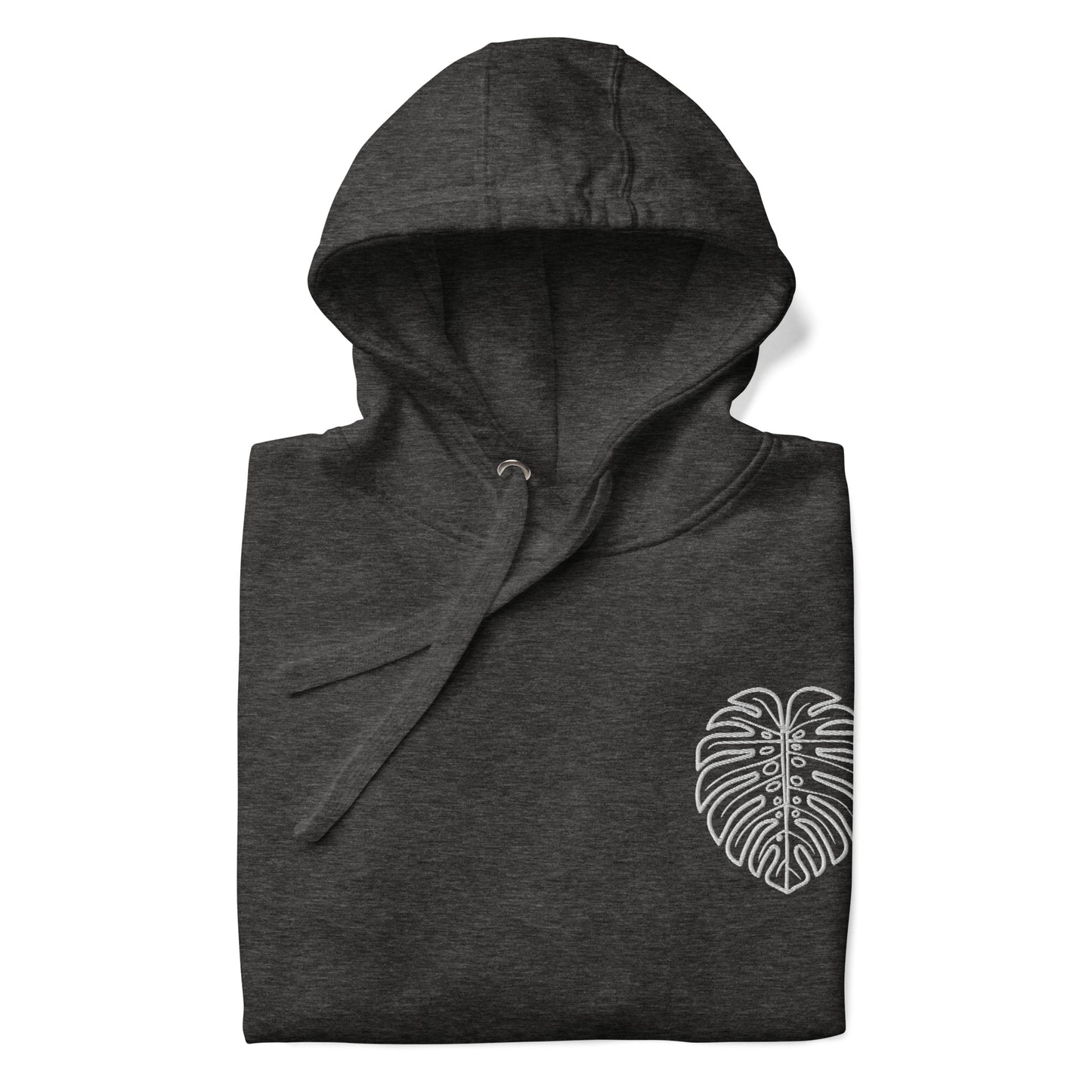 Monstera Essentials Hoodie- Charcoal