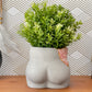 Rose Quartz Butt Planter - The Leafy Branch