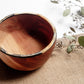 Wooden Bowl with Horn Rim - The Leafy Branch