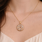 Wildflower Gold Pendant Necklace